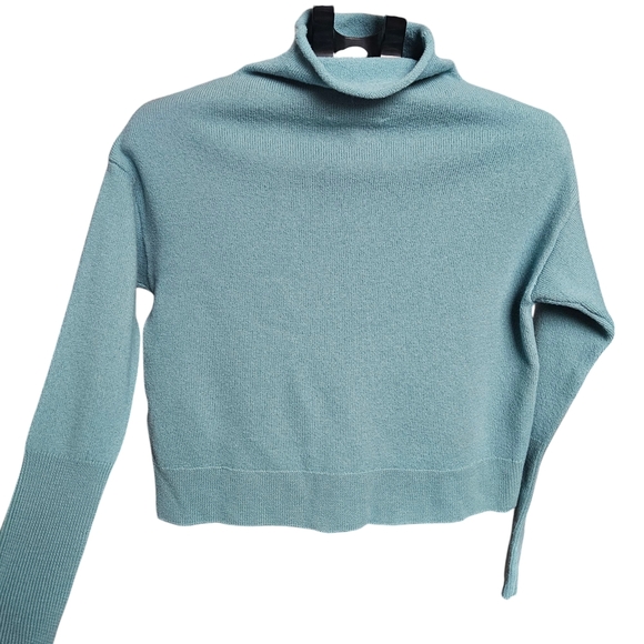 Wilfred Aqua Green Cyprie Pullover Sweater Size S - Picture 2 of 7